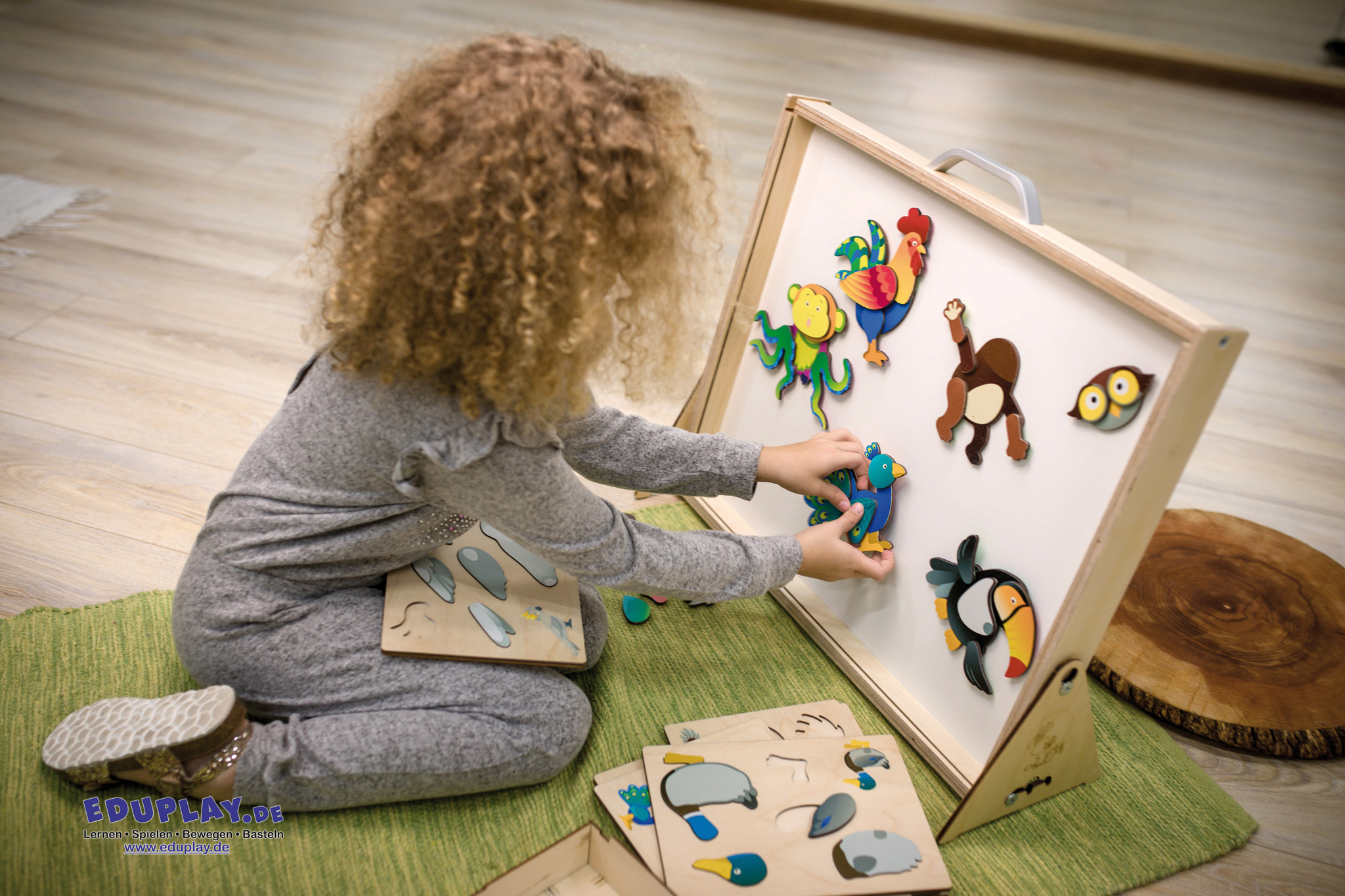 Maglab für Kinder Magnetische Holzpuzzles