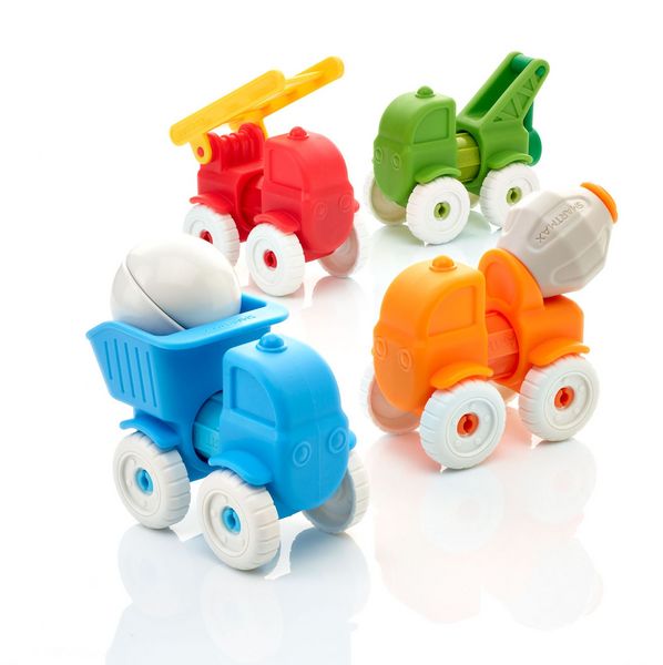 Jumbo Magnete Fahrzeuge 26-teilig inkl. Materialkiste