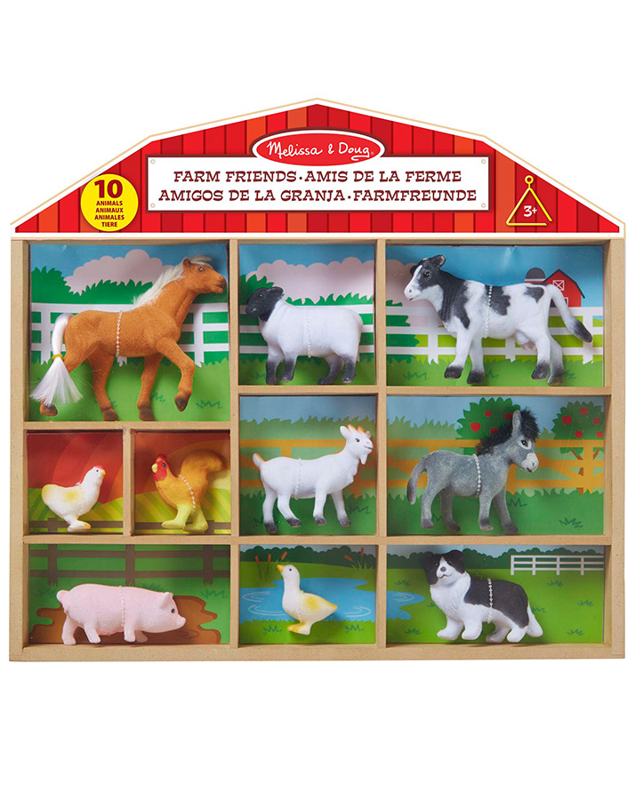 Bauernhoftiere Spielfiguren für Kinder Kindergarten