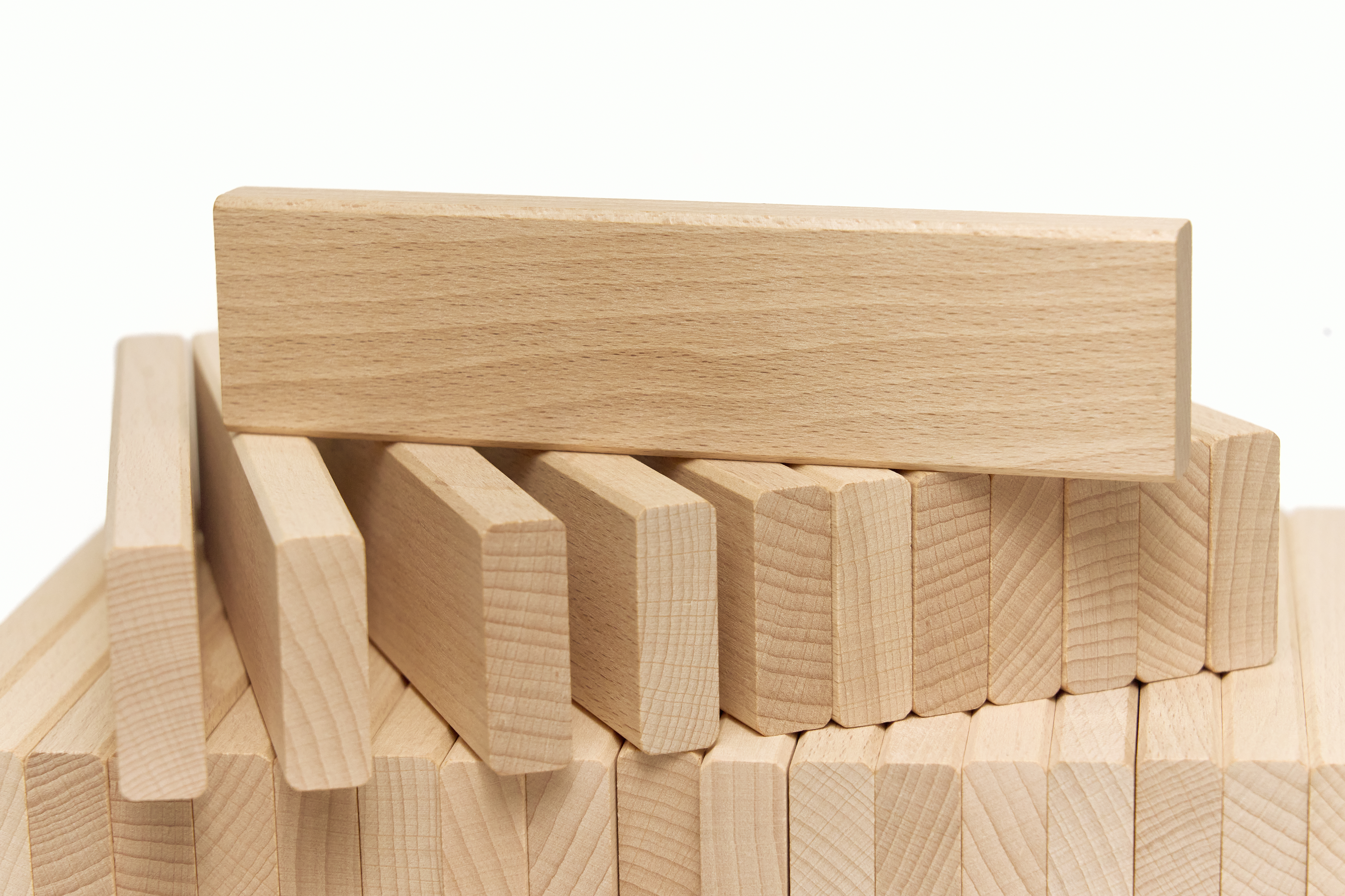 Stapelleisten Buche 78er Set in der Materialkiste groß Stapelleisten Buche 78er Set in der Materialkiste groß