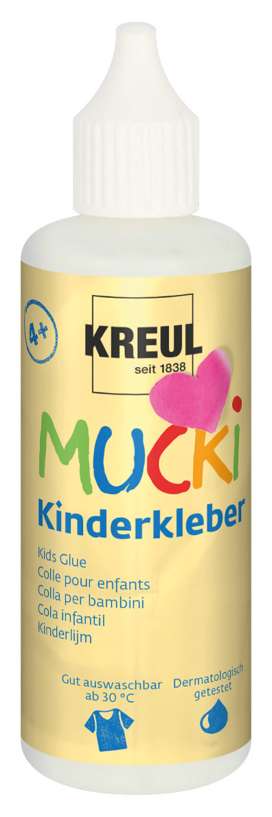 MUCKI Kinderkleber - Alleskleber auf Wasserbasis
