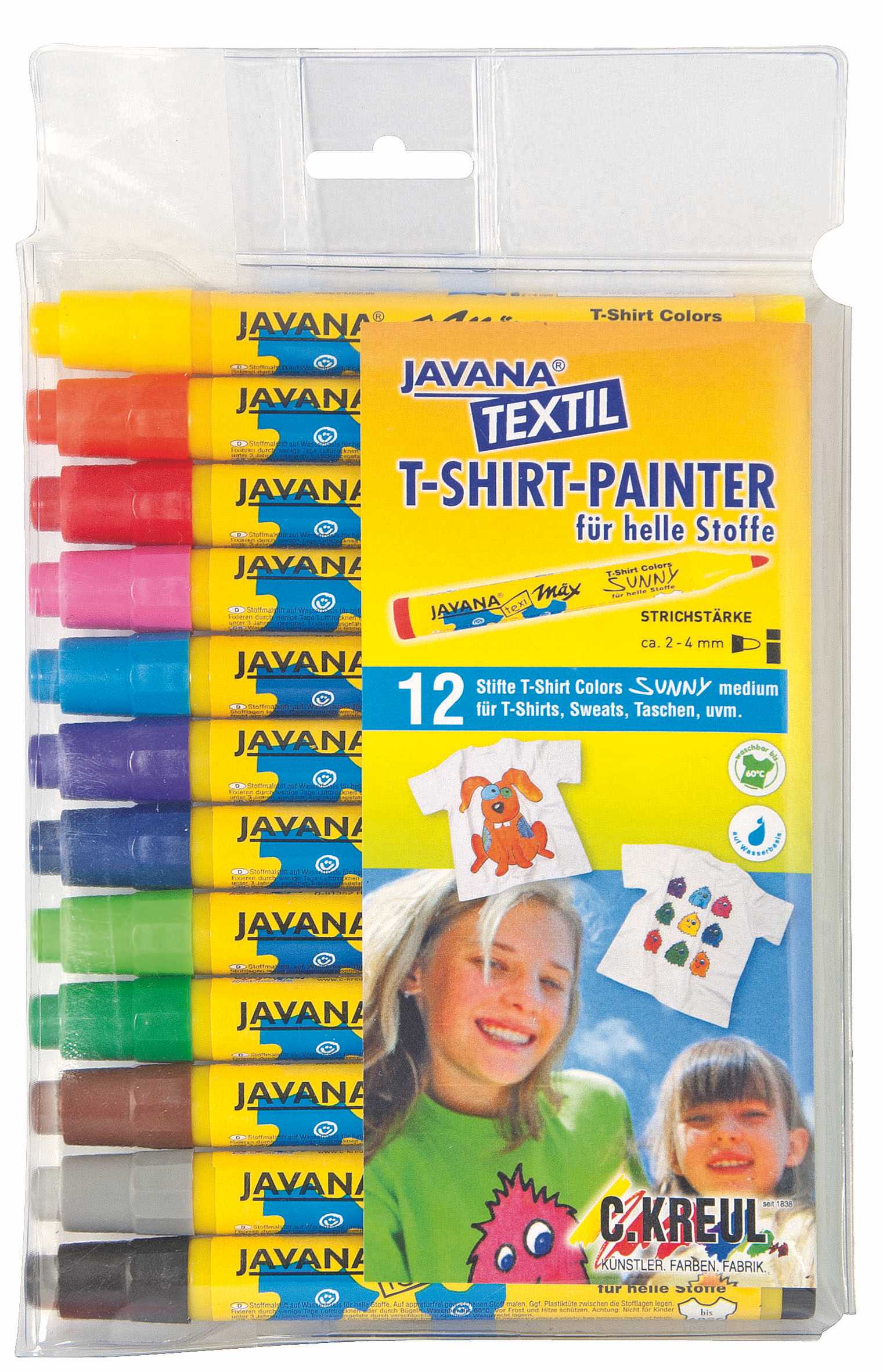 Stoffmalstifte für Kinder - KREUL Farben Set