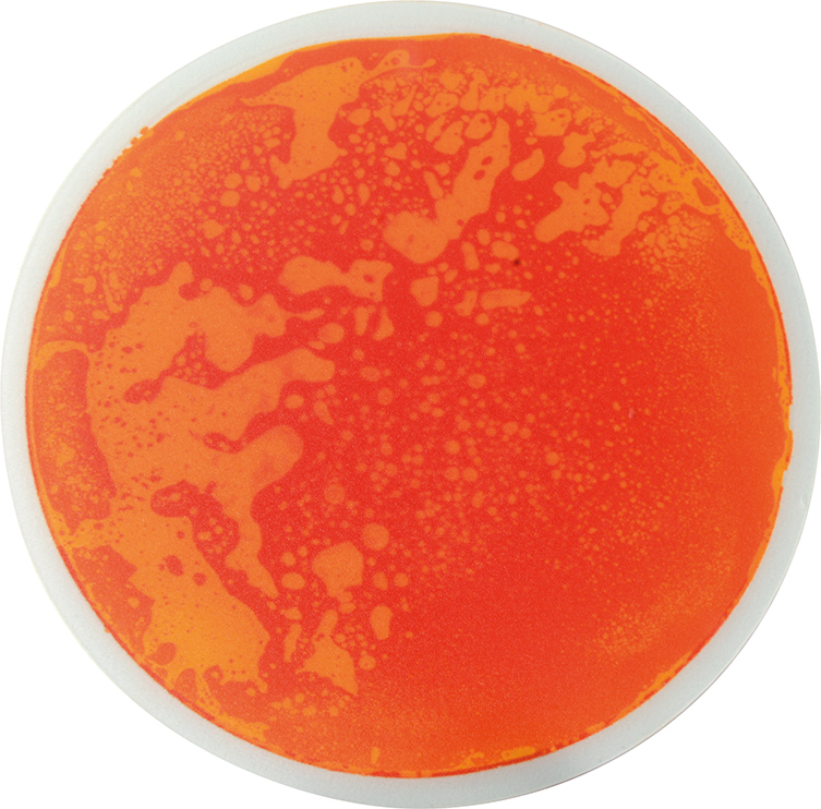 Wasserspielmatte - Faszinationsmatten Rund orange