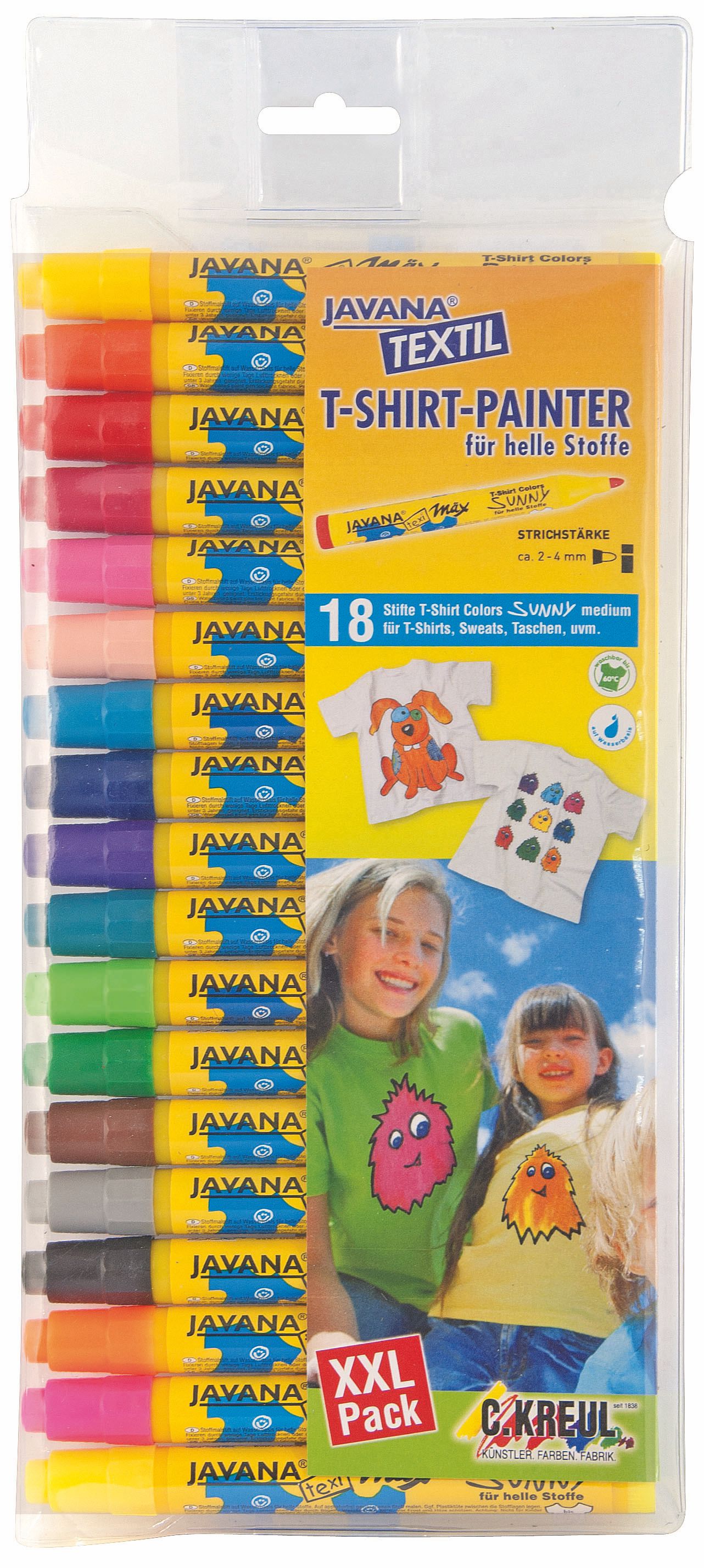 Stoffmalstifte für Kinder - KREUL Farben