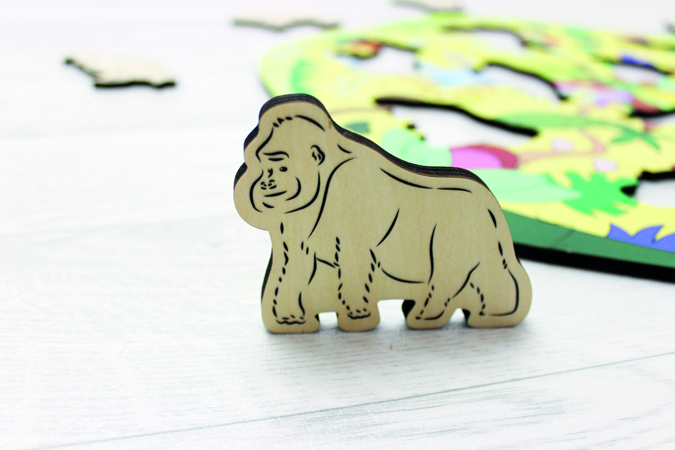 XXL Bodenpuzzle Wilde Tiere