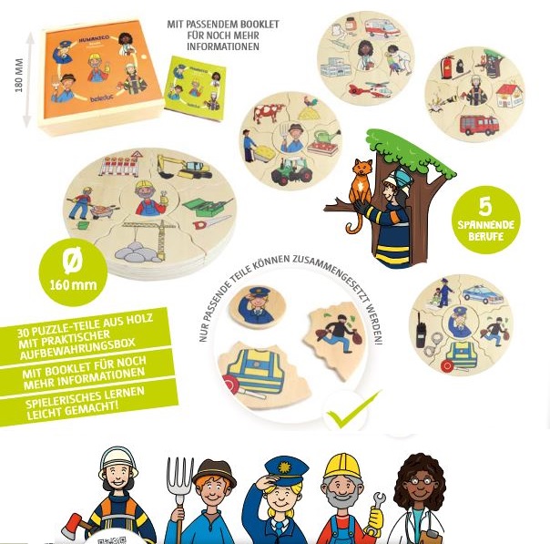 HUMANICO Berufe Puzzle