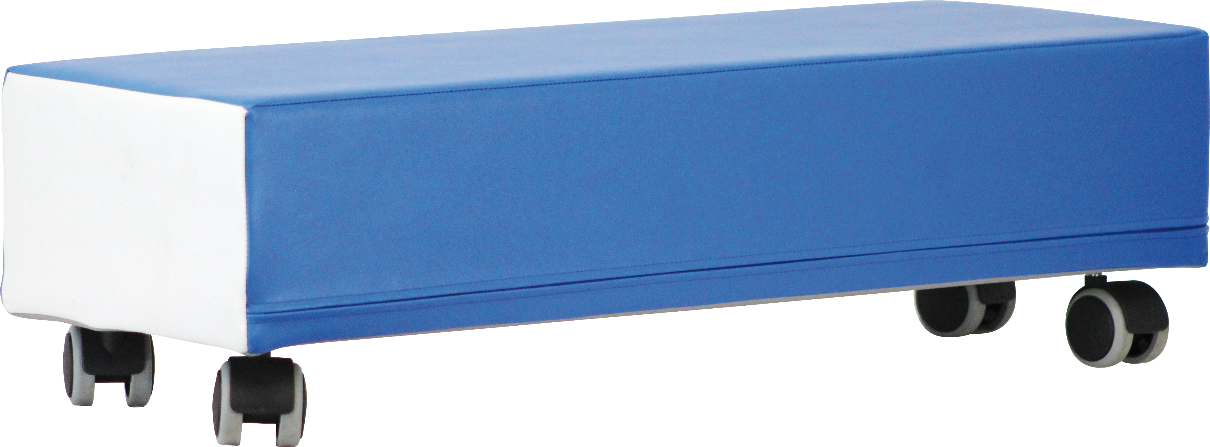 Rollbrett mit Schaumstoffelement, Rollo blau
