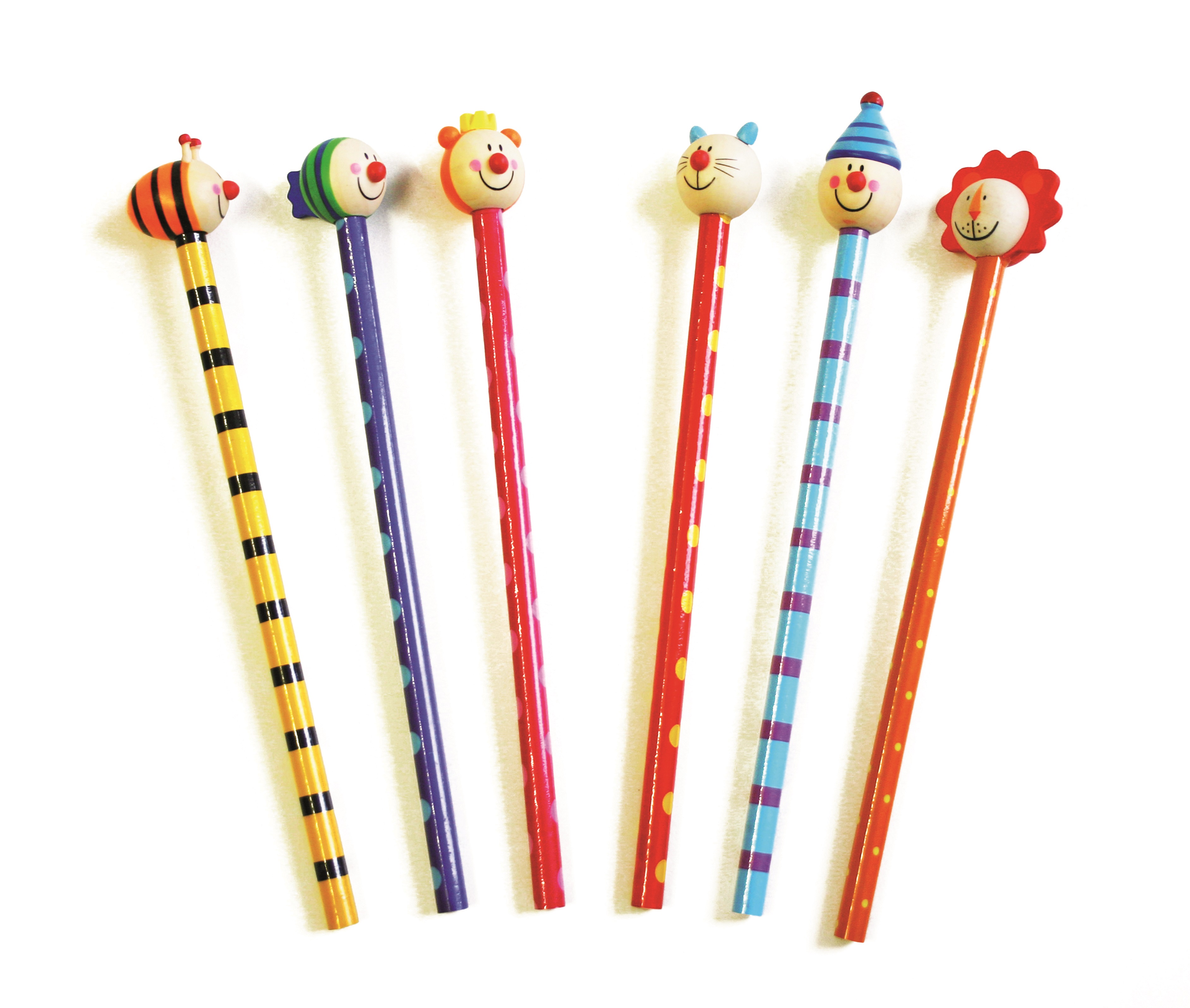 Bleistift mit Tierkopf Geschenk für Kindergarten Kinder