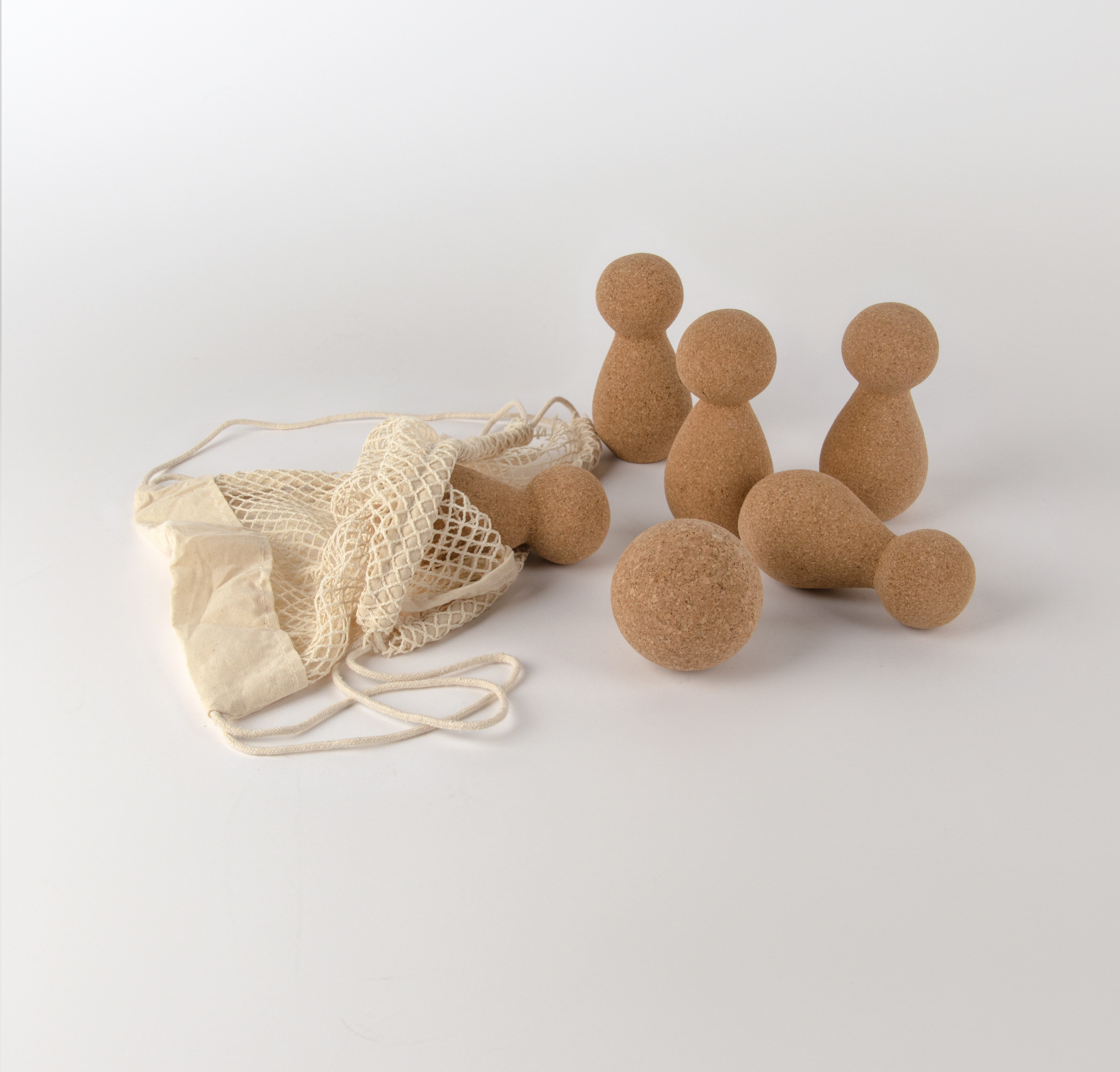 KORK Bowling Set 8-teilig - Tumbling Cork