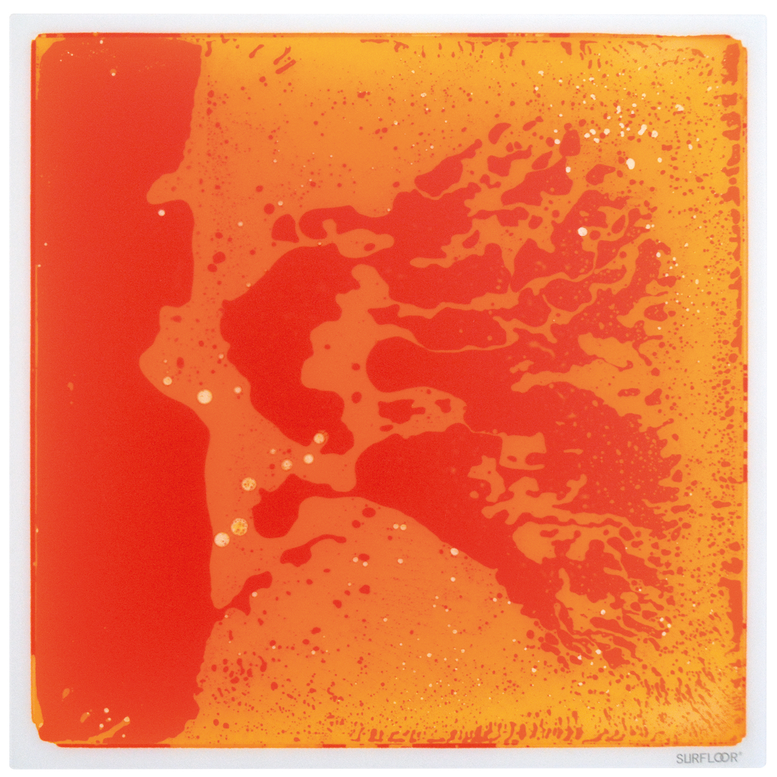 Wasserspielmatte - Faszinationsmatten Quadrat orange