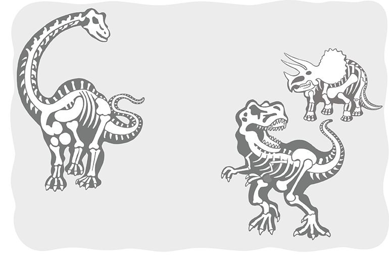 Lagenpuzzle Dinosaurier