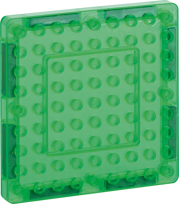 Magnetisches Konstruktionsspiel 108 Teile inkl. Materialkiste aus Holz