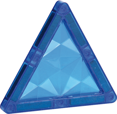 Magnetisches Konstruktionsspiel 108 Teile inkl. Materialkiste aus Holz