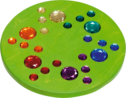 Riesen Glitzerkreisel ∅ 23 cm grün