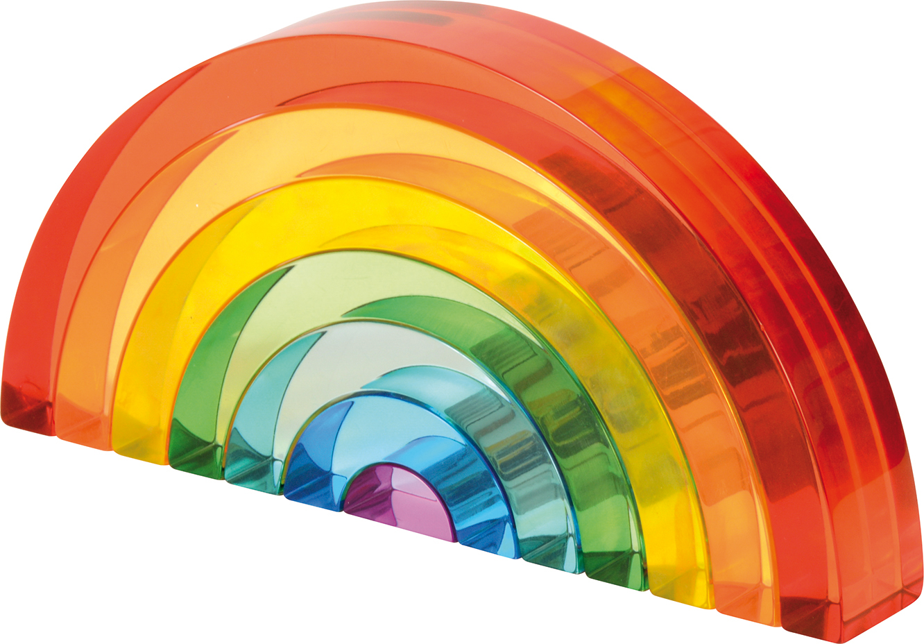 Regenbogen Acrylsteine