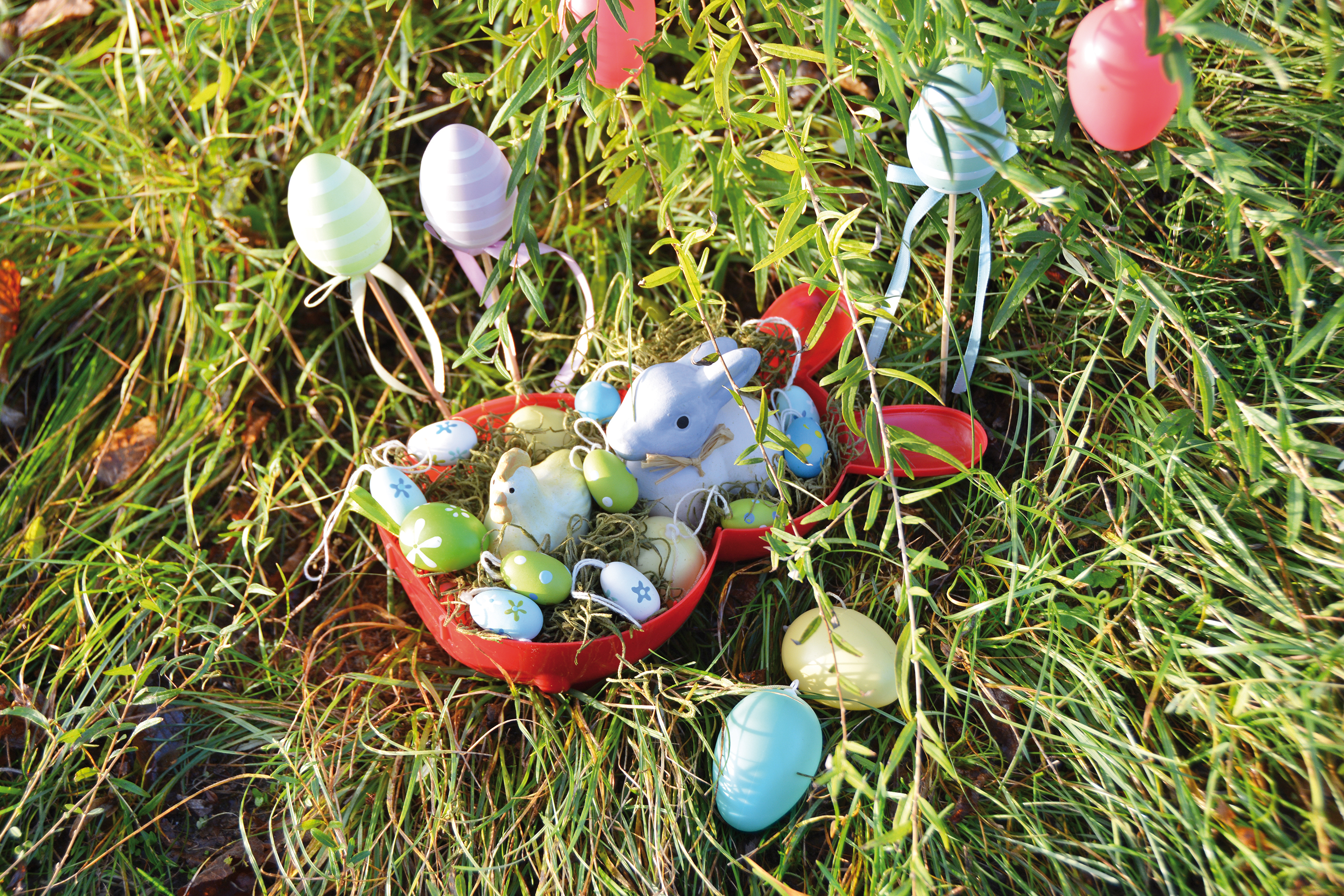 Osternest Sandform Hase 12er Set