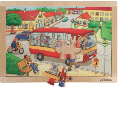 Rahmenpuzzle Stadt