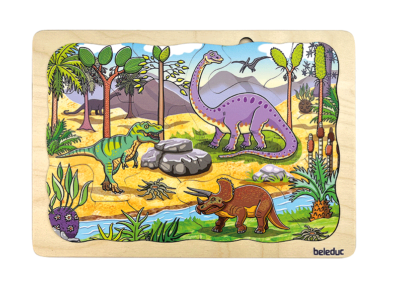 Lagenpuzzle Dinosaurier