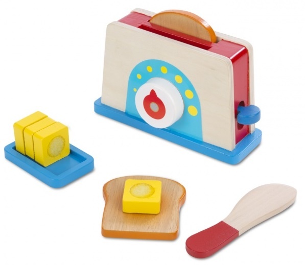 Toaster aus Holz für Kinder Küchengeräte Spielküche