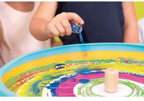 Farbenschleuder für Kinder Basteln im Kindergarten
