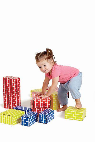 Kartonbausteine Bausteine aus Karton für Kinder