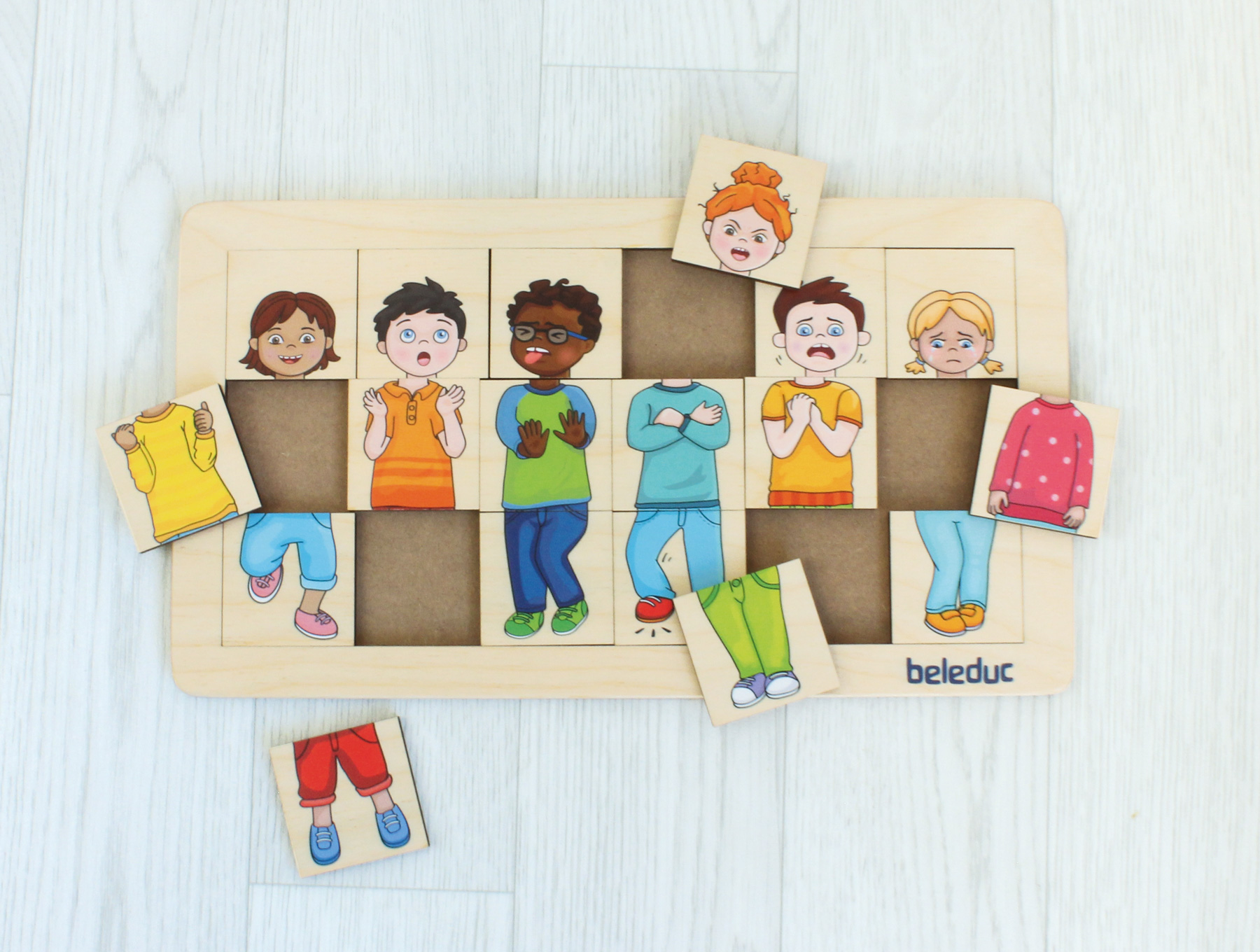 Emotionen - Match & Mix Puzzle Emotionen - Match & Mix Puzzle
