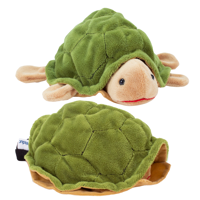 Plüsch Handpuppe Schildkröte - Perfekt für Kinder